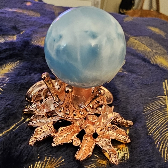 32g, Christmas Bells Sphere Holder, Rose Gold Tone, New! - Picture 8 of 10